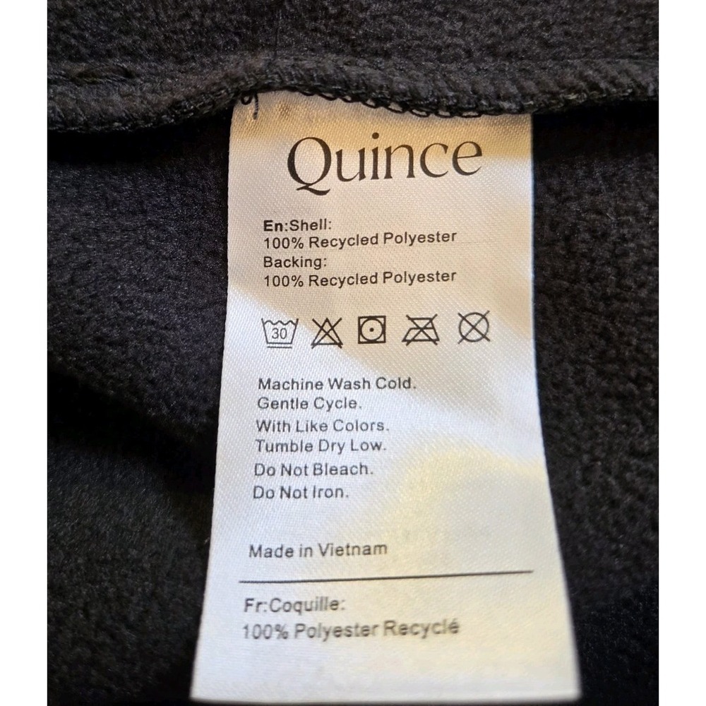 Quince Men's Softshell Fleece-Lined Full-Zip Jacket Heather Shady Sz M NEW! $160 - Picture 11 of 14